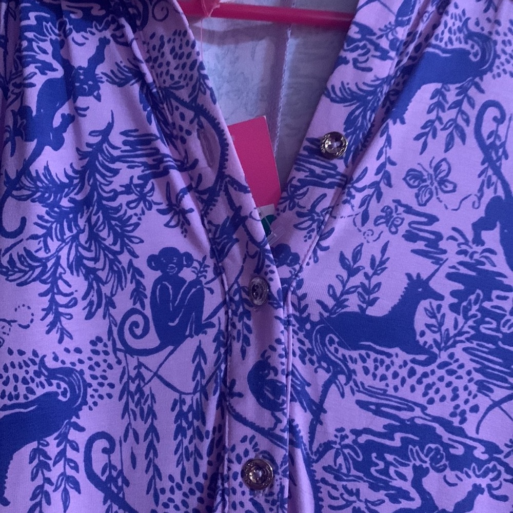 Lilly Pulitzer Renee Dress Lilac Freesi - Picture 7 of 7